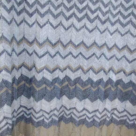 Pendleton Mission Stripe 100% Merino Wool Short Sleeves Knit Sweater Dress M - Picture 5 of 13